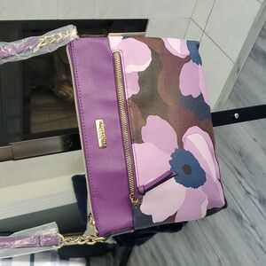 Trina Turk Purple Floral Women's Bag